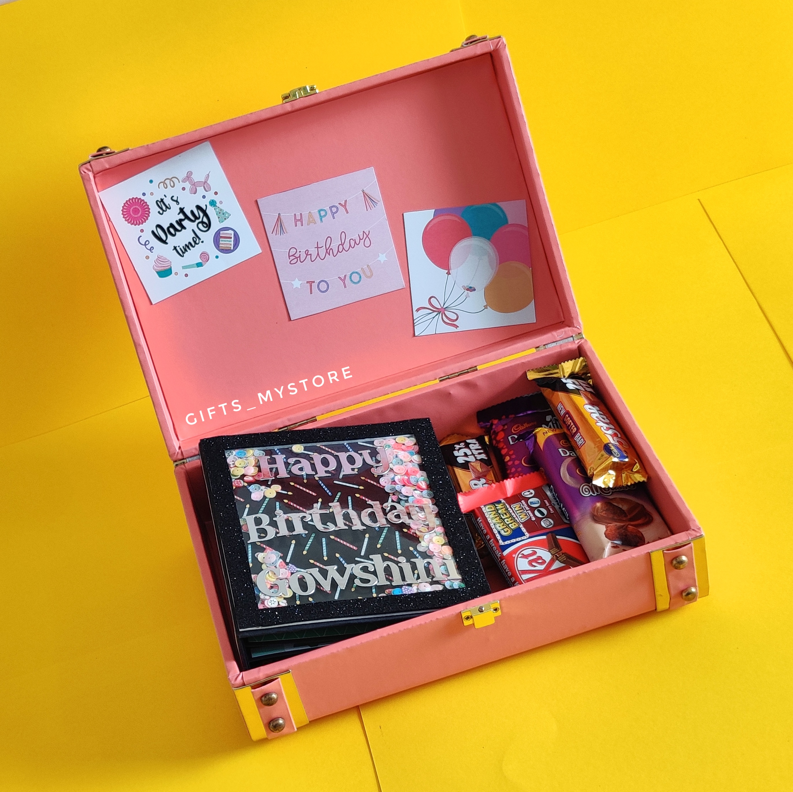 CHOCOLATE DELIGHTS AND SCRAPBOOK SURPRISE